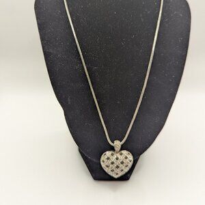 Puffed Heart Necklace